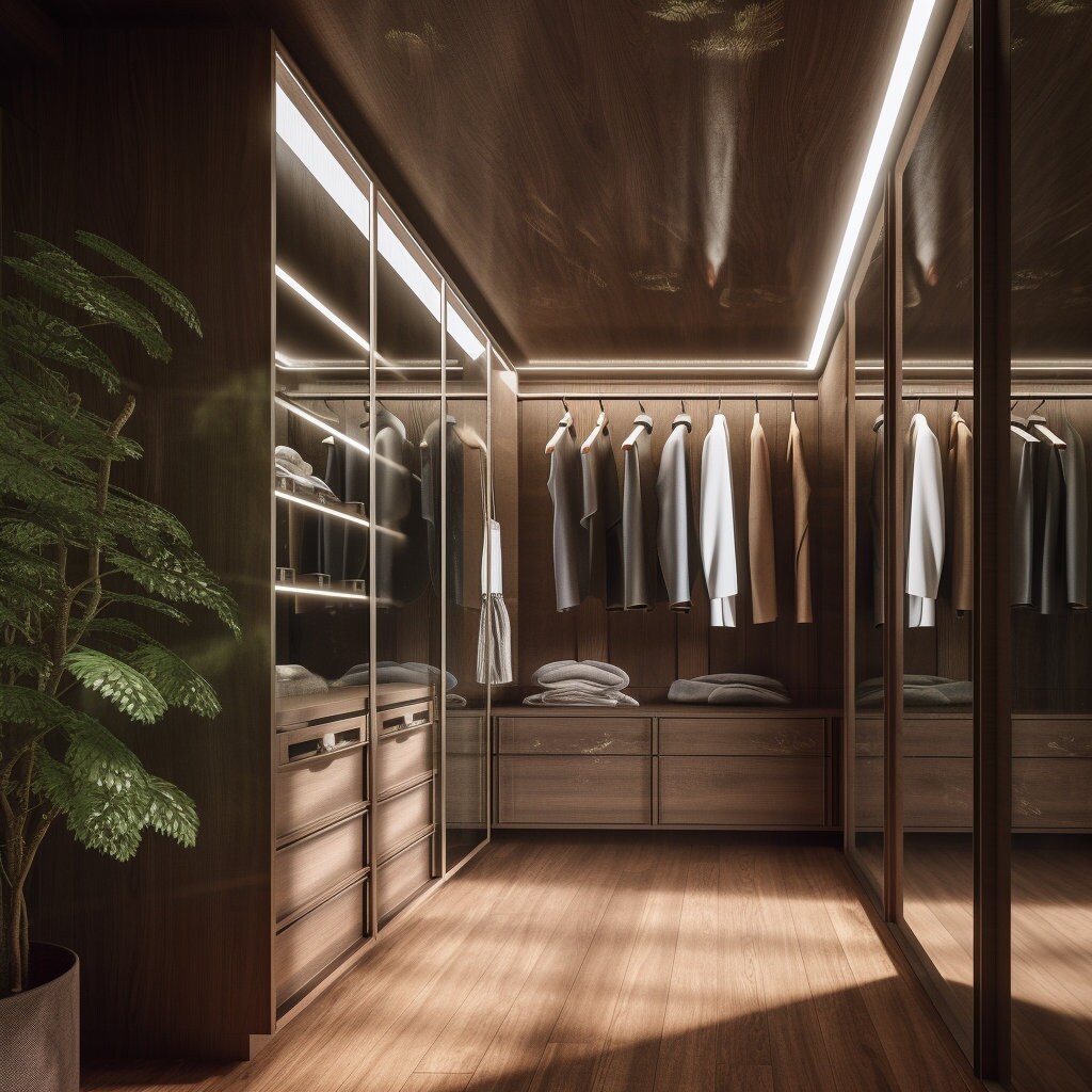 Walking Closet ,residential Design, Single Room Design, Residential 3D ...