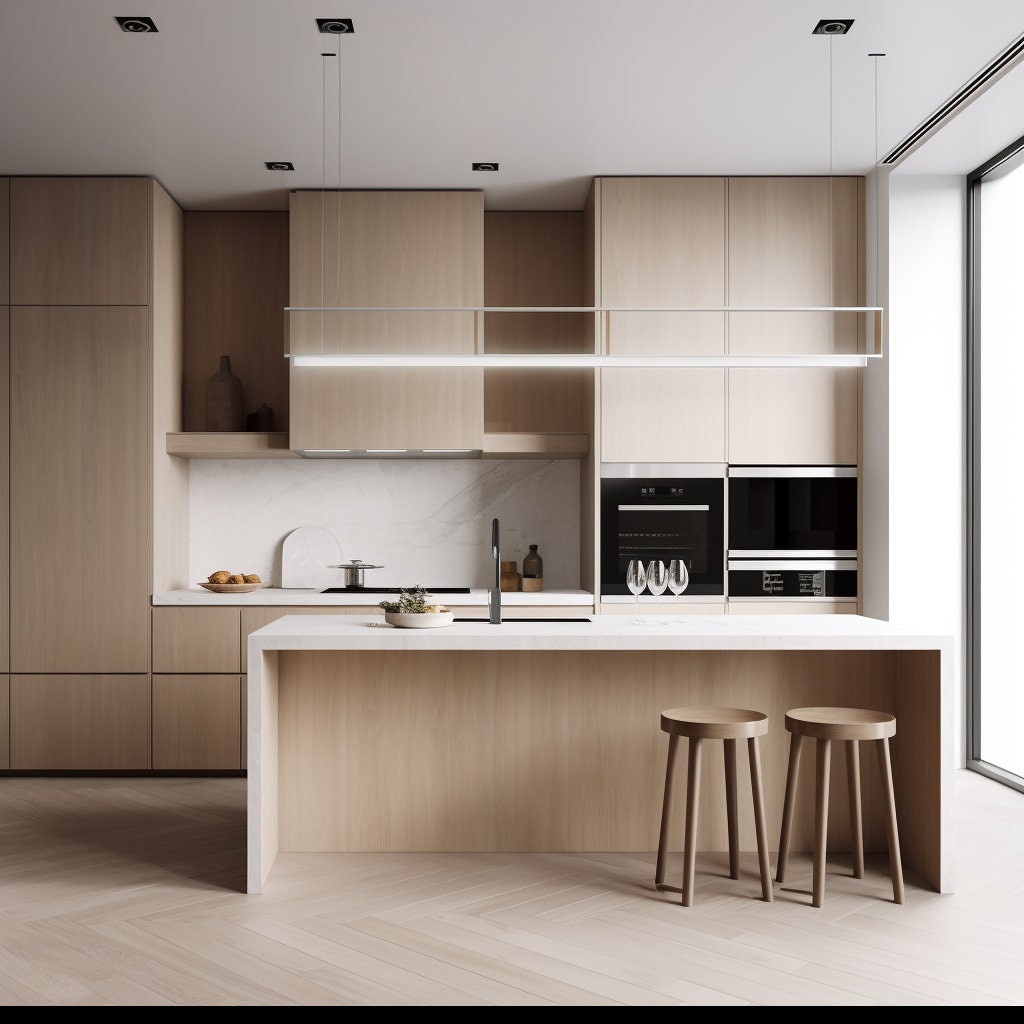 Kitchen ,residential Design, Residential 3D Modelling, 3D Rendering, E