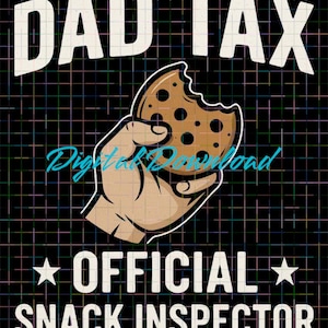 Papa belasting PNG Vaderdag digitale download papa sticker ontwerp papa Instant digitale download papa voedsel inspecteur Vaderdag digitale download