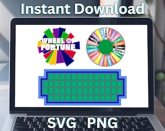 Fortune Game Svg, Wheel SVG PNG, Tv Game Show Costume Svg, Halloween Game Pieces SVG, Halloween Costume Svg SVGStyles