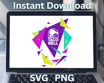 Taco SVG PNG Vintage Sublimation Design. 90s Design Style Tshirt Trendy and Best Selling. TB SVGStyles