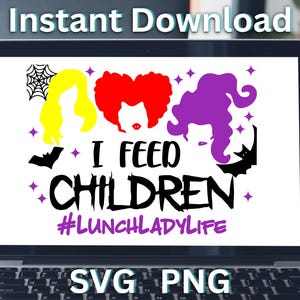 I Feed Children Lunch Lady Life SVG Design. Ritorno a scuola svg. Insegnante SVG. Sublimazione PNG della mensa. Lunch Lady svg SVGStyles