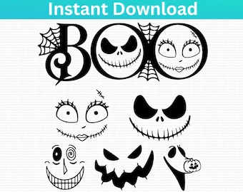Halloween SVG PNG Nightmare Before Pumpkin King Group Costume SVG, Halloween Costume Svg for Cricut or Print for Printable Sublimation