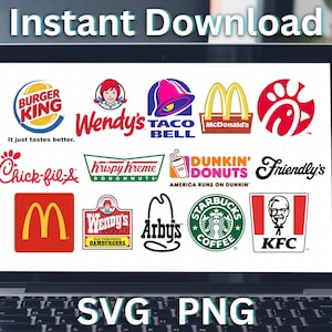 Fast Food Group Halloween Costume Svg Png, DIY for Matching Shirt Party.