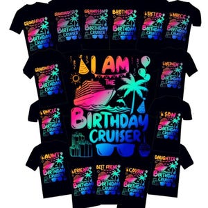 Birthday Cruise SVG, Family Cruising Birthday, Matching Birthday Cruise Shirt PNG, Birthday Cruise Squad, Custom Of The Birthday Cruiser