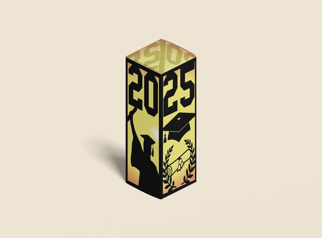 SVG Lantern Template 3D Graduation Class of 2025, 2026, 2027, 2028 ...