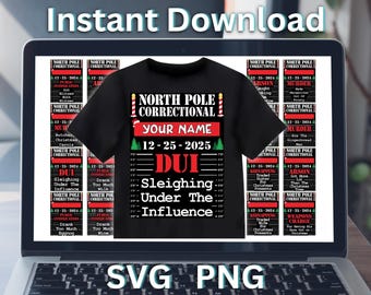 North Pole Correctional 2026 Svg Most Likely To Matching Family Christmas Shirts Png Svg, Christmas Crew Christmas Family Bundle SVGStyles