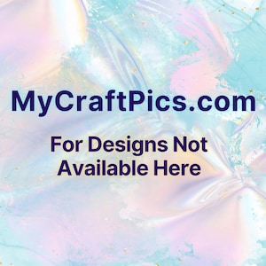 Puede incluir: Un fondo abstracto colorido con el texto "MyCraftPics.com" y la frase "For Designs Not Available Here" en texto azul oscuro.