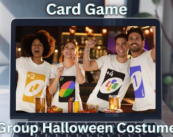 Card Game Halloween Costume Pieces SVG PNG PDF. Cut or Printable File