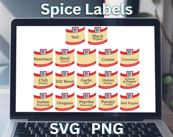 Spice Labels Svg | Group Halloween Costume PNG | Easy Halloween Costume Shirt - Printable |Halloween svg | Easy Costume Idea SVGStyles