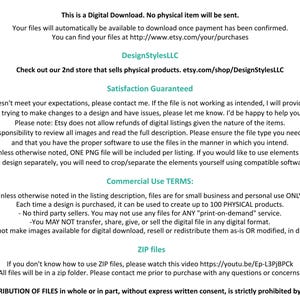 Puede incluir: Un documento digital con texto negro sobre fondo blanco. El texto describe los t&eacute;rminos para una descarga digital, incluyendo garant&iacute;as de satisfacci&oacute;n, pol&iacute;ticas de uso comercial e instrucciones para el manejo de archivos ZIP y distribuci&oacute;n.