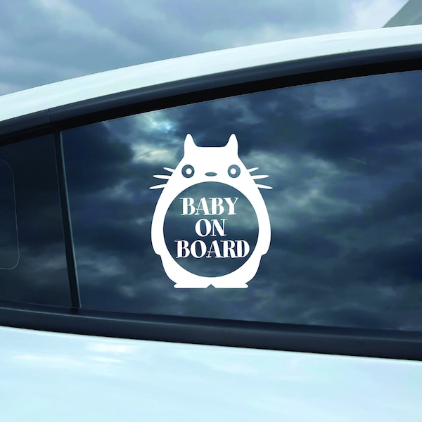 Forest Friend Baby On Board, Car Decal, Car Sticker, Mirror Decal