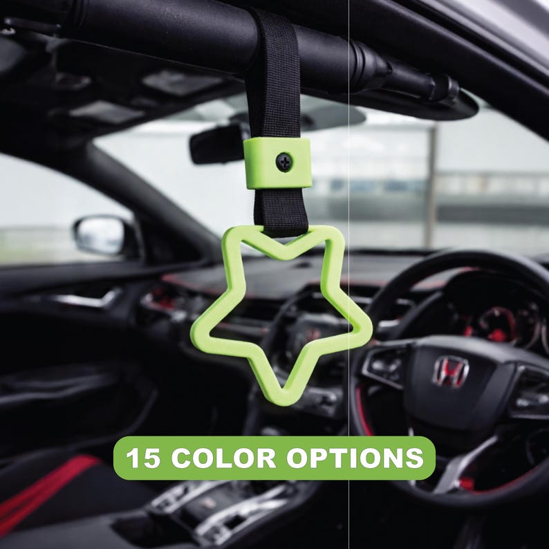 Star Tsurikawa JDM Drift Charm Cute Car Handle JDM Aesthetic Interior Accessory image 3