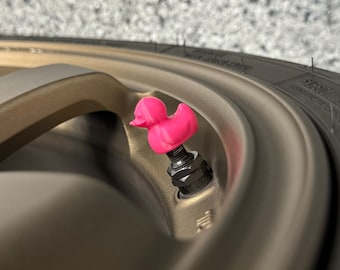3D Rubber Ducky Tire Valve Stem Caps Cute Duck Air Caps for Cars Jeeps Motorcycles Fun Wheel Accessory for Duck Lovers
