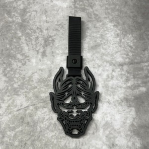 Japanese Oni Tsurikawa – JDM Drift Charm, Car Handle, JDM Aesthetic Interior Accessory