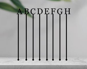 Personalized Drink Stirrers | Custom Cocktail Stir Sticks for Weddings, Parties, & Special Events | Elegant Drinkware Decor (6 inches)