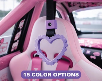 Scallop Heart Tsurikawa JDM Drift Charm Cute Car Handle JDM Aesthetic Interior Accessory