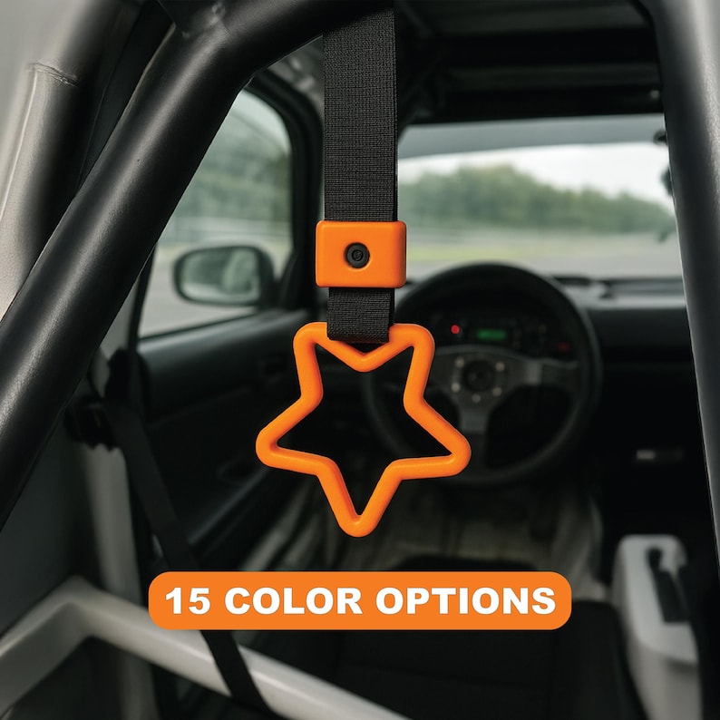 Star Tsurikawa JDM Drift Charm Cute Car Handle JDM Aesthetic Interior Accessory image 1