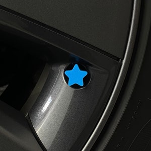 Star Tire Valve Stem Caps Stylish Air Caps for Cars Bikes Motorcycles Cosmic Wheel Accessories Gift for Car Enthusiasts