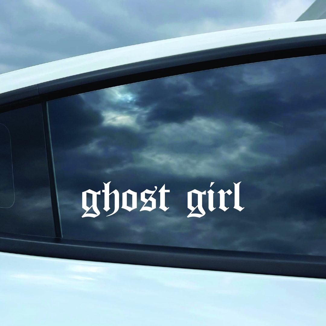 Ghost Girl Car Decal Car Sticker Mirror Decal Etsy