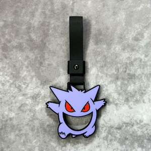 Amuleto de derrape JDM de Tsurikawa, criatura de bolsillo fantasma siniestra, manija de coche de anime, accesorio interior estético JDM