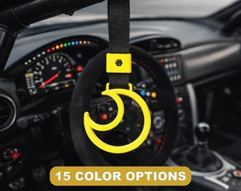 Półksiężyc Tsurikawa JDM Drift Charm Uroczy uchwyt samochodowy JDM Estetyczny dodatek do wnętrza