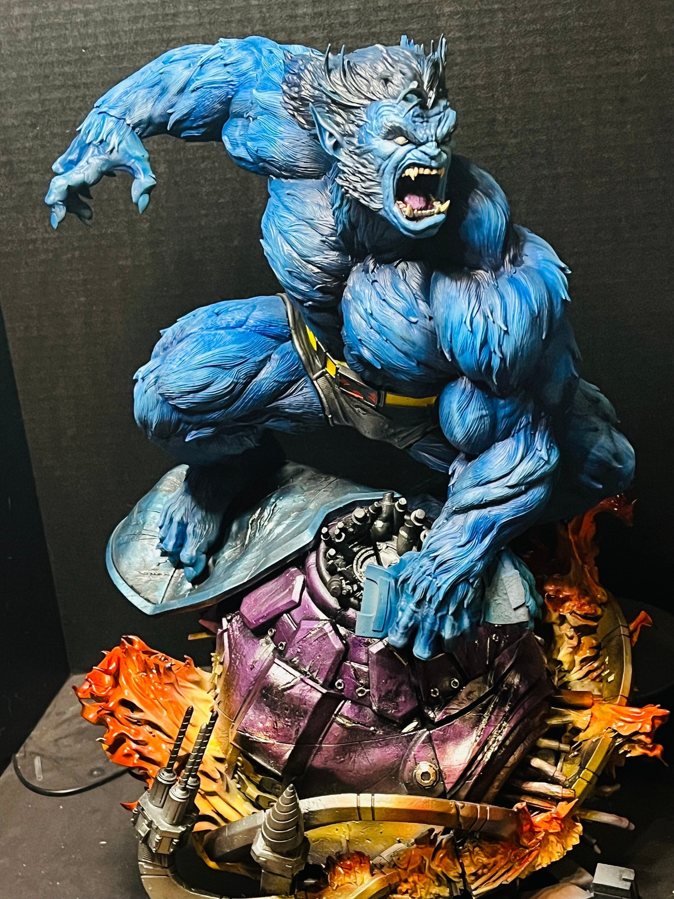 サイドショウ マーベル X- MEN エマ・フロスト＆ビースト スタチュー サイドショウ マーベル X- MEN エマ・フロスト＆ビースト スタチュー