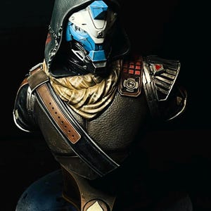 Cayde-6 Destiny 2 Bust Hand Painted Statue 8&quot; Tall