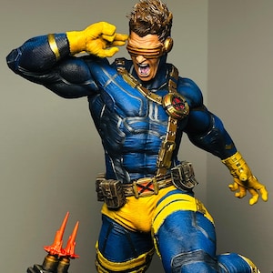 1:4 HUGE X-Men Cyclops 3D Printed Hand Painted Sculpture