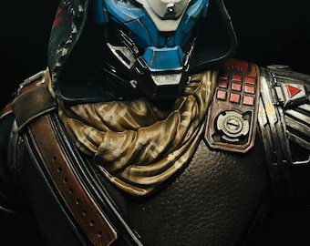 Cayde-6 Destiny 2 Bust Hand Painted Statue 8