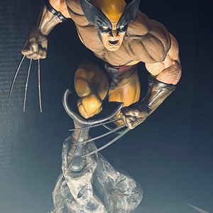 Wolverine Hand Painted Statue 15&quot; Tall