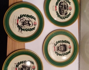 Lot von 6 Blechschildern - Automobilrennen/ Lot von 6 Blechen