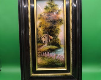 Painting on Limoges enamels, signed J. Granger