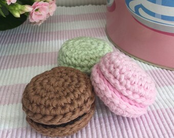 Crochet pattern french macarons
