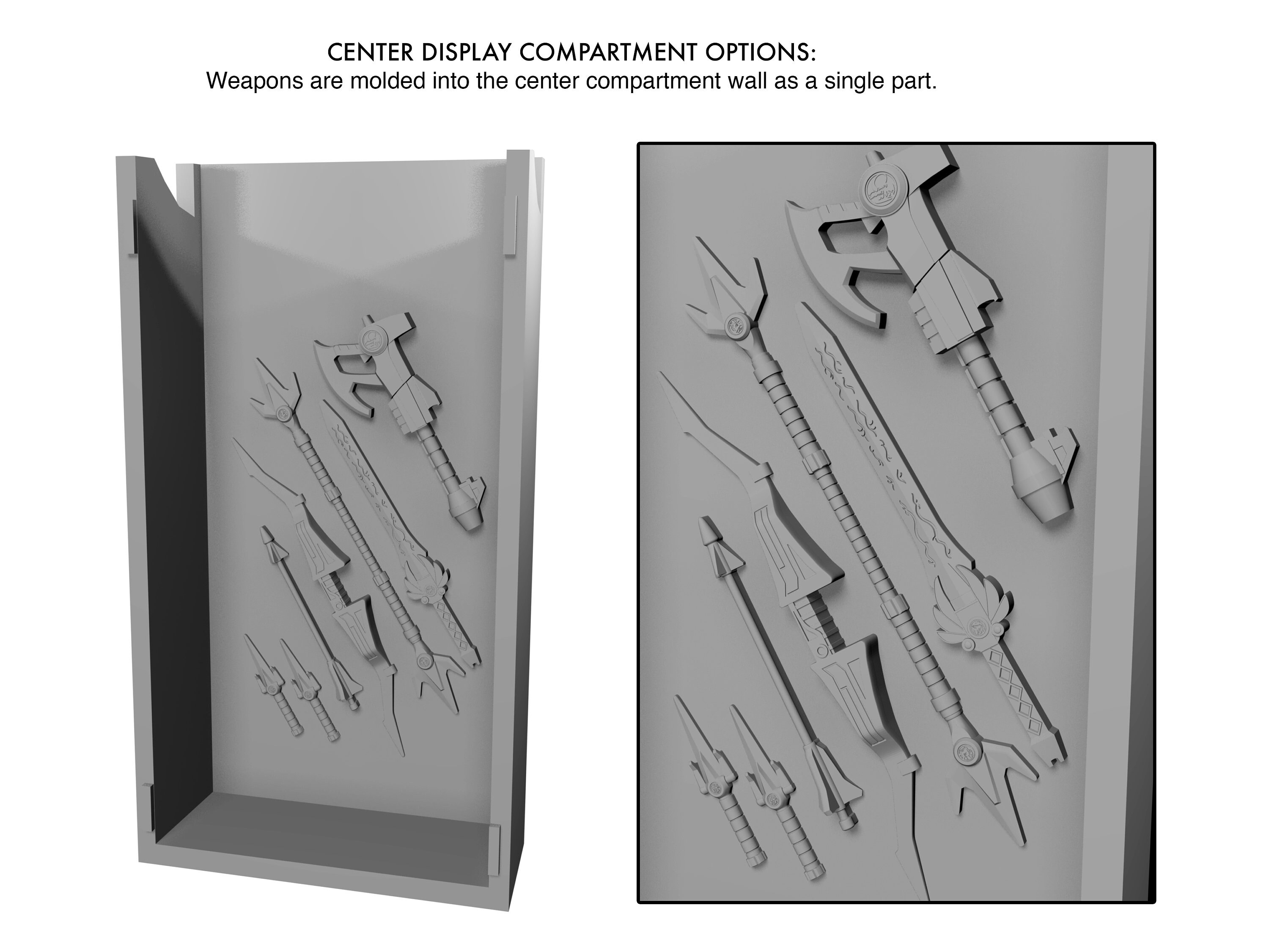 DX Power Chamber W/ Weapons Display COMPLETE Kit Etsy