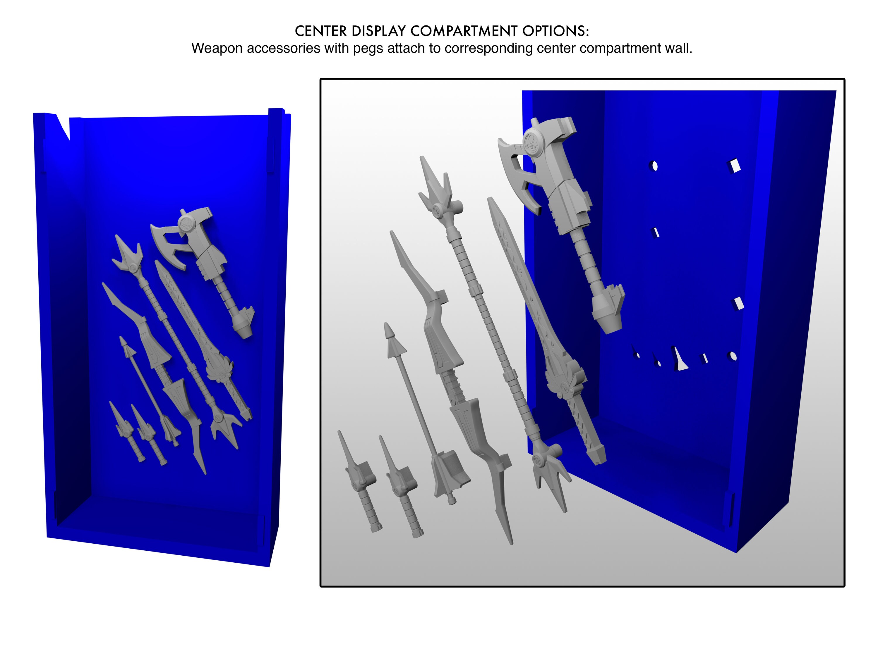 DX Power Chamber W/ Weapons Display COMPLETE Kit Etsy
