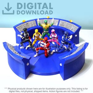 Command Center Diorama Kit - 6" Lightning Collection-compatibel