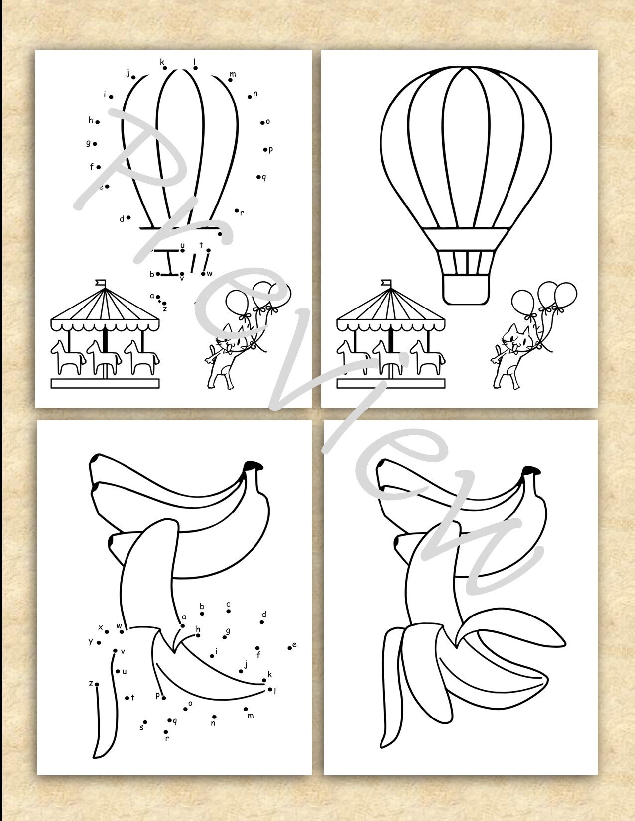 Dot to Dots for Preschool Lowercase Alphabet Activities Connect the ...