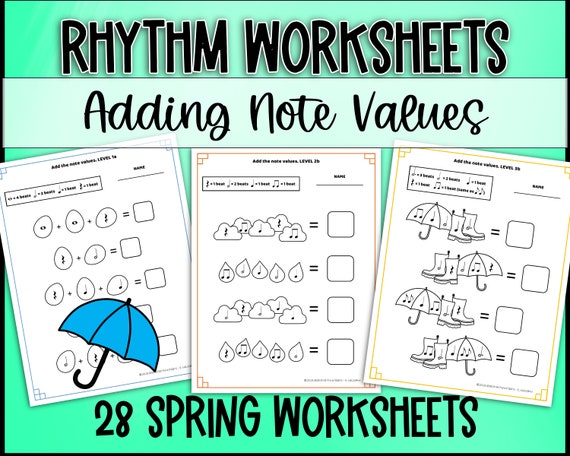 Rhythm Math Worksheets Free Worksheets For Kids Archives Page 14 Of