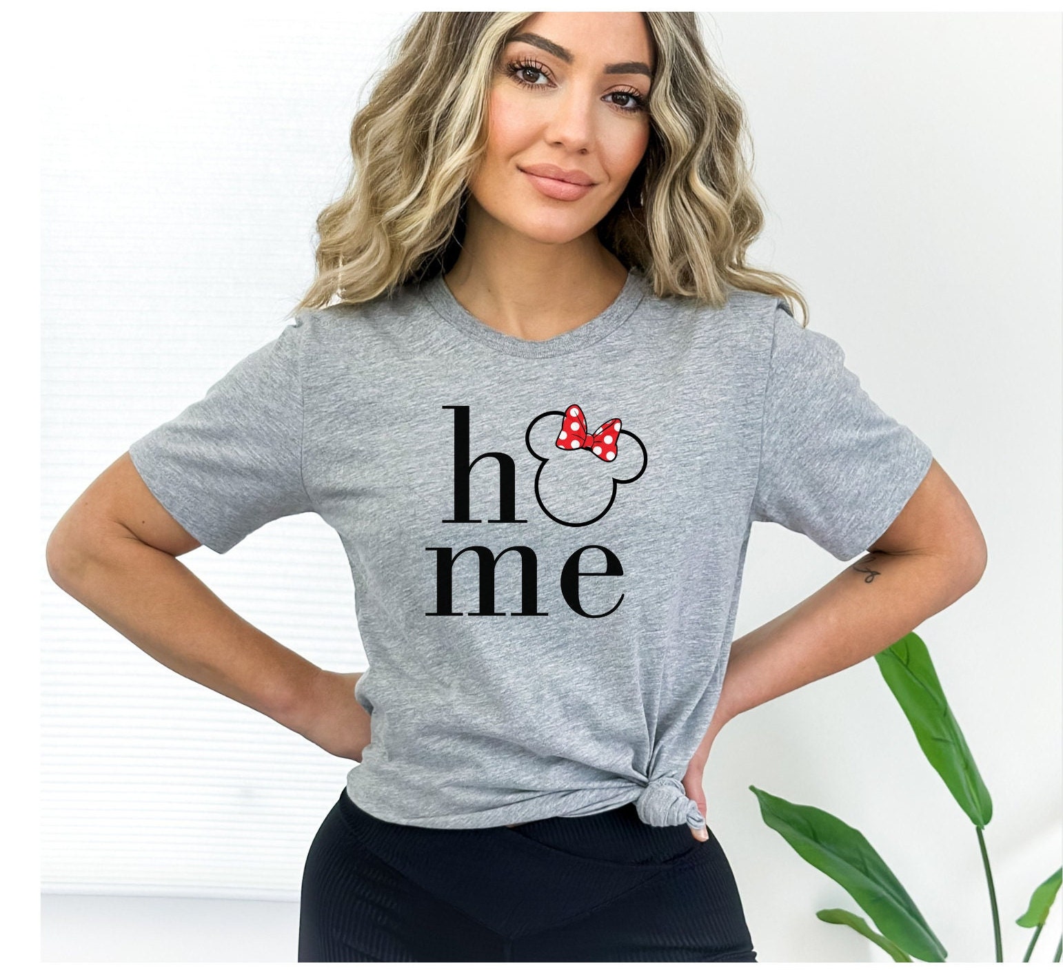 WDW Home Minnie Shirt, Magic Kingdom Minnie Bow Home Tshirt, Tee shirt for WDW, Matching Couples WDW Shirt, Mickey shirt