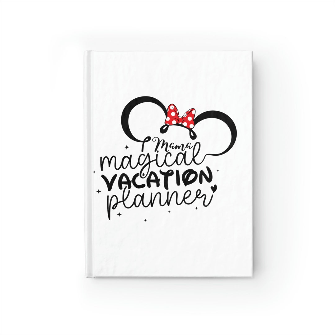 Disney Mama Magical Vacation Planner Journal Ruled Line Etsy