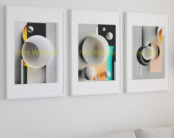 Modern Minimalist Abstract Art Prints for Wall Decor