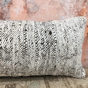 cozy pillow case, vintage rug pillow, handmade cushion, primitive pillow, unique gift, saloon decor, neck pillow cover, 12x26 pillow, DC 03