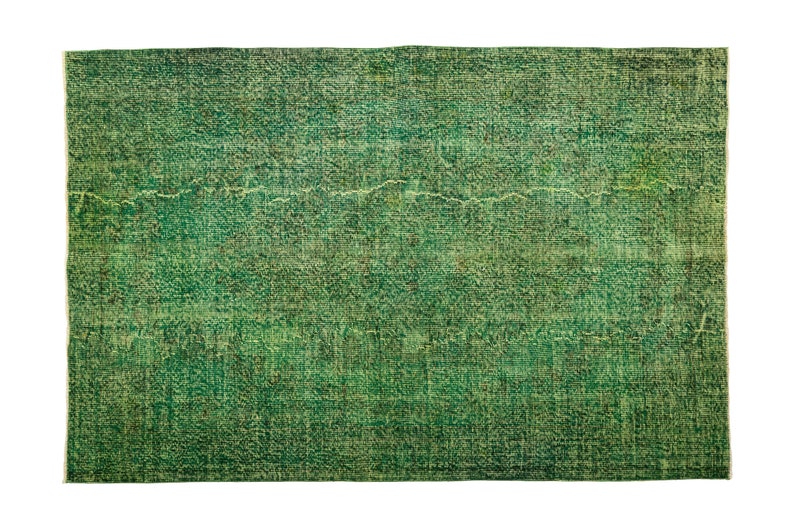 primitive rug, green handmade rug, floral rug, overdyed rug, dining table rug, turkish vintage rug, 5.4 x 8.7 ft, bohemian rug,