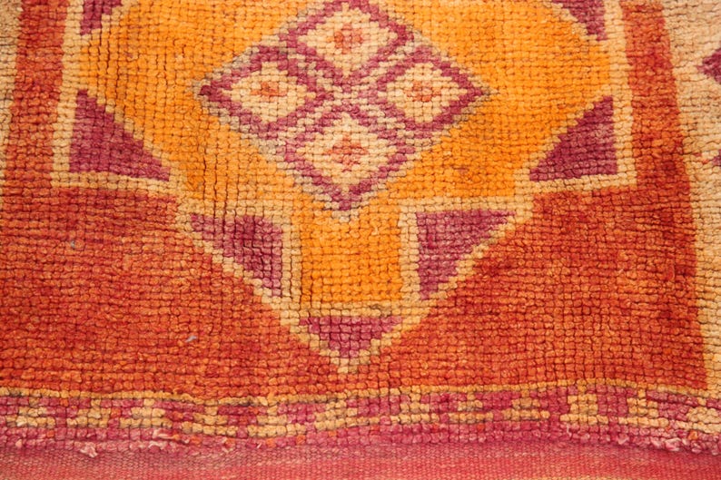 handmade vintage rug, oushak wool rug, bohemian rug, kitchen rug, stair mat, 2.9 x 11.6 ft, soft herki rug, boho decor rug, DC 122