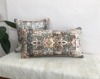 Primitive pillow, Washable pillow, Cozy lumbar, Gothic sham, Body pillow cover, Chair cushion, Traditional pillow, Green pillow,  DCP 4663