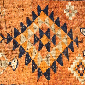 schattig tapijt, geometrisch designtapijt, nomadisch tapijt, abstract designtapijt, herki runner tapijt, antiek tapijt, traptapijt, 2,9 x 11,9 ft, DC 6441 afbeelding 9