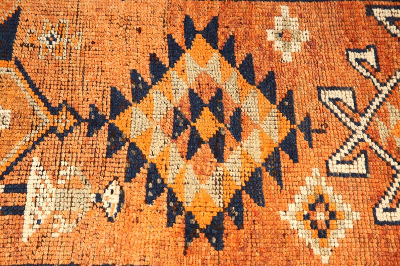 schattig tapijt, geometrisch designtapijt, nomadisch tapijt, abstract designtapijt, herki runner tapijt, antiek tapijt, traptapijt, 2,9 x 11,9 ft, DC 6441 afbeelding 9