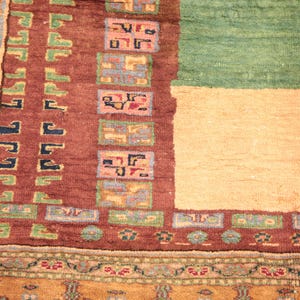 genuine area rug, traditional rug, soft textured rug, turkish vintage rug, nook rug, 4.4x6.6 ft, fireplace rug, hanging rug, DC 6645