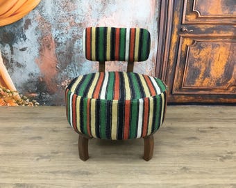 Boho Boden Sitzmöbel, handgemachter Kelim Stuhl, Meditation Boden Sitz, Gemütlicher Ecksitz, türkisches Boden Sofa, Kelim Sessel, Kelim Stuhl lesen